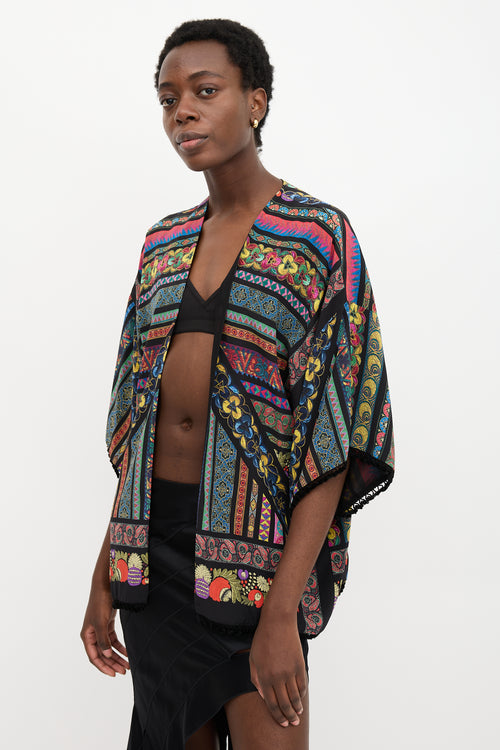 Etro Silk Printed Robe