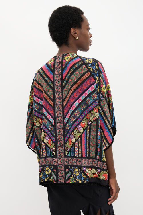 Etro Silk Printed Robe