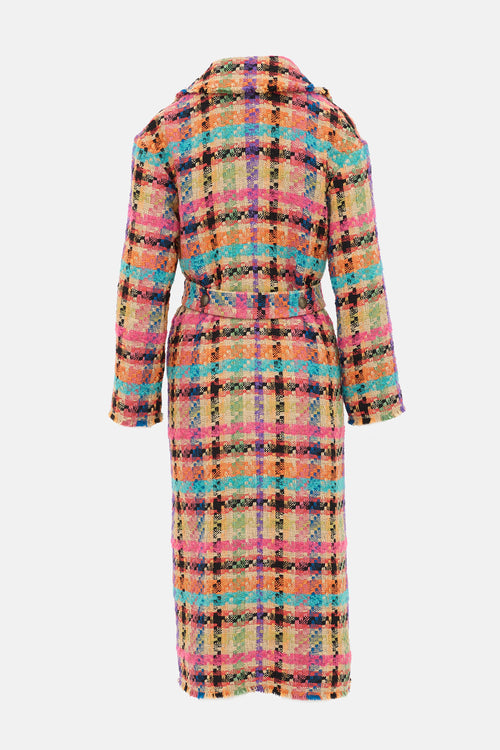 Etro Tweed Check Coat