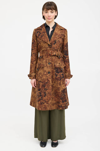 Etro Wool Floral Coat