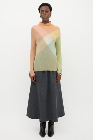 Etro Wool Argyle Sweater