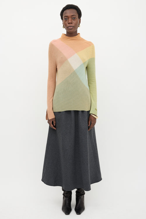 Etro Wool Argyle Sweater