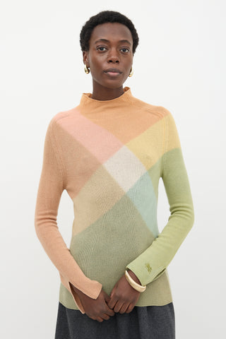 Etro Wool Argyle Sweater