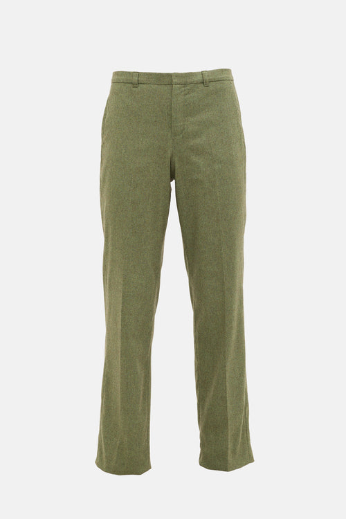 Etro Wool Straight Trouser