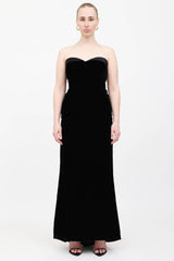 Evalina Schmidtke Velvet Maxi Gown