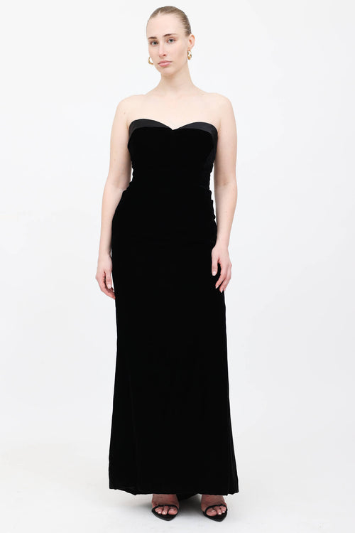 Evalina Schmidtke Velvet Maxi Gown