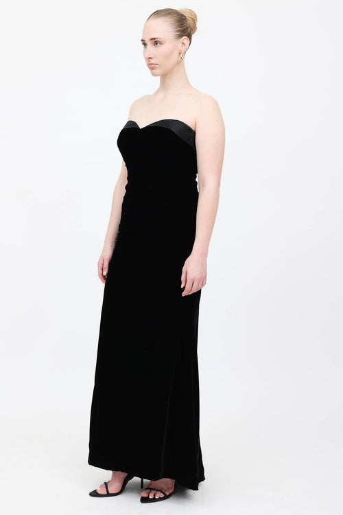 Evalina Schmidtke Velvet Maxi Gown