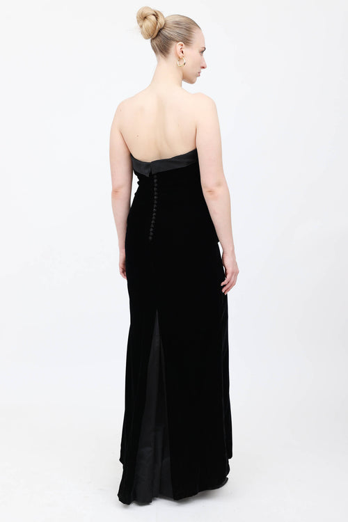 Evalina Schmidtke Velvet Maxi Gown