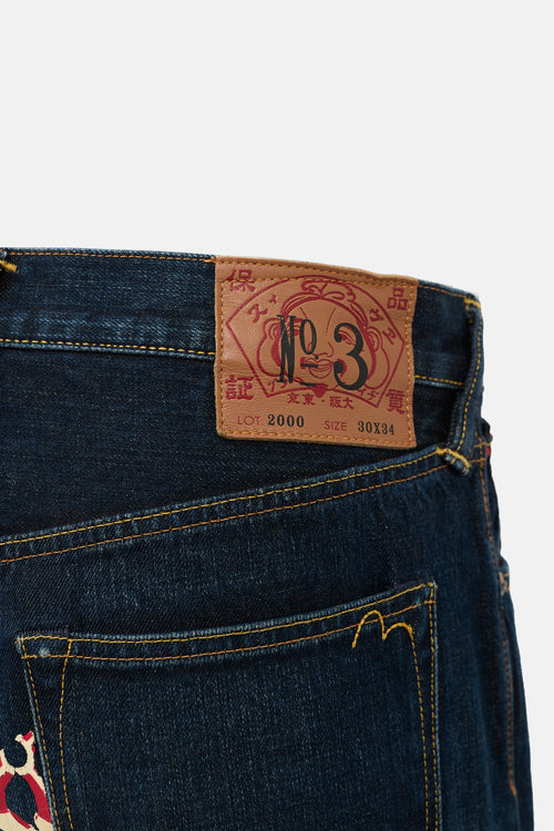 Evisu Script Straight Leg Jeans