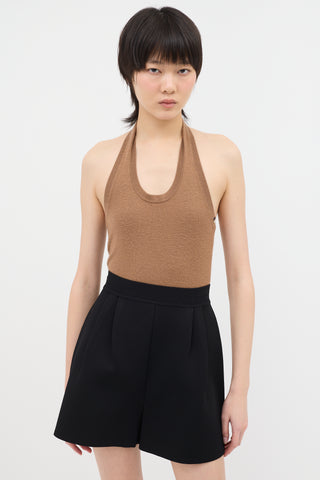 Extreme Cashmere Cashmere Halter Bodysuit