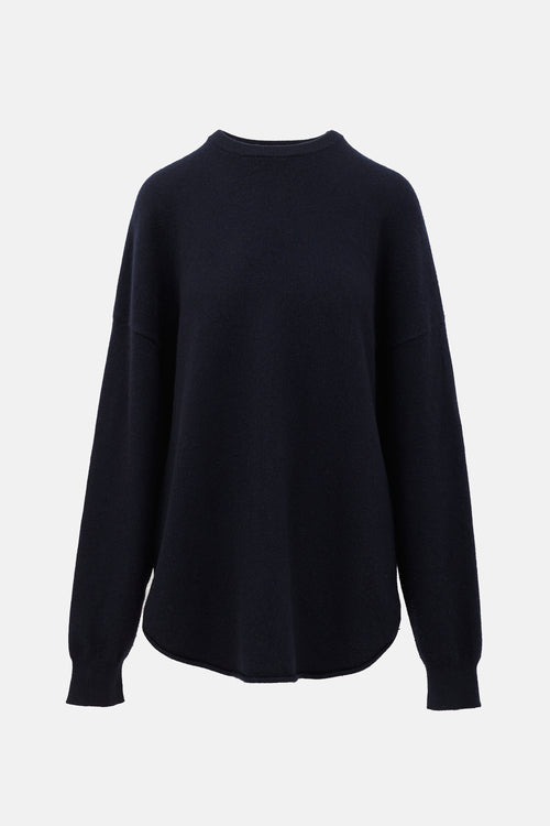 Extreme Cashmere Rolled Hem Sweater
