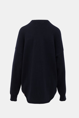 Extreme Cashmere Rolled Hem Sweater