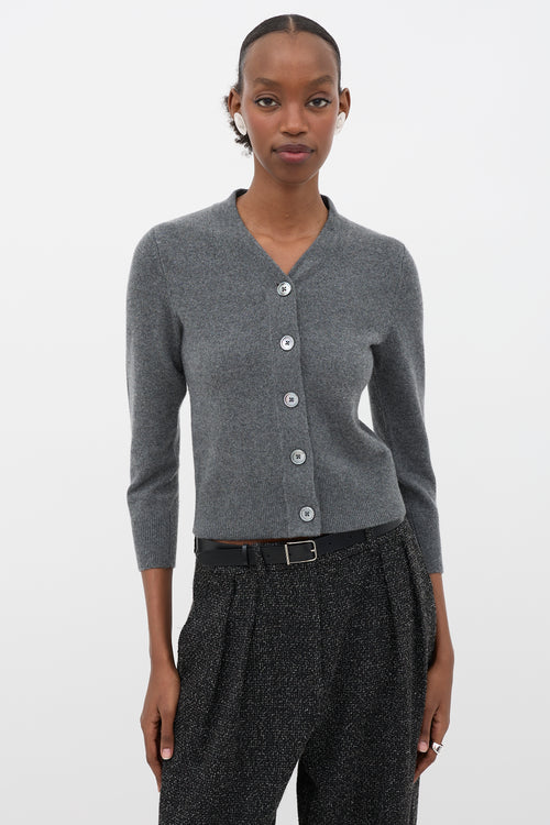 Extreme Cashmere Three Quarter Cardigan