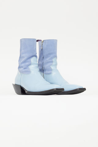 Eytys Blue Luciano Triumph Boot