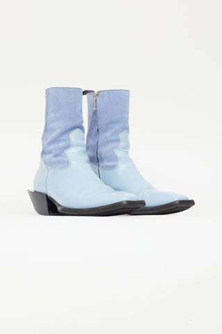 Eytys Blue Luciano Triumph Boot
