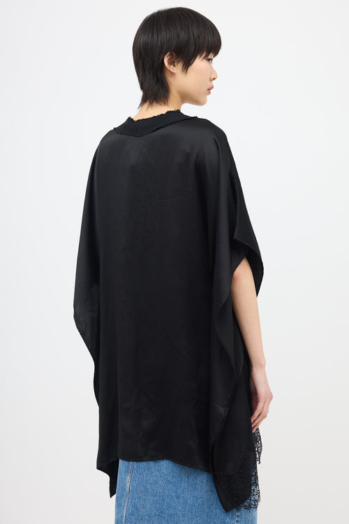 Faith Connexion Silk Satin Oversized Top