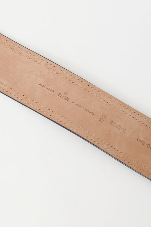 Fendi Leather & Patent Belt