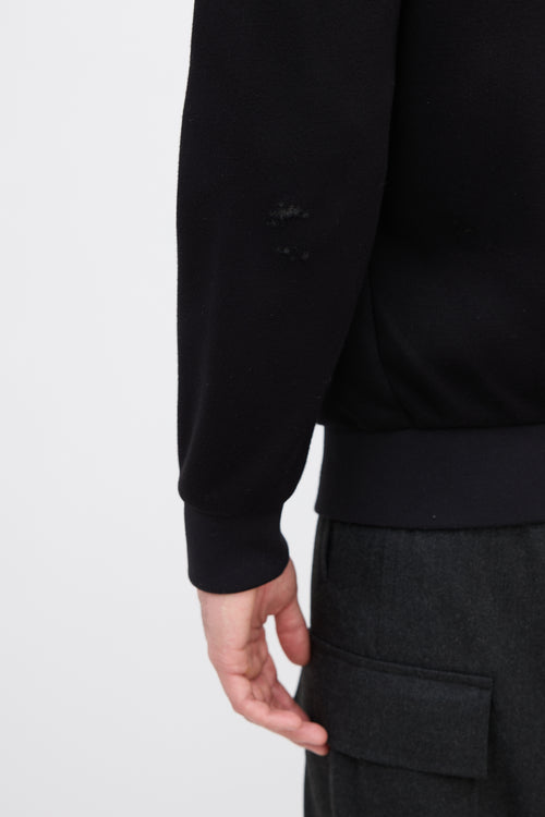 Fendi Embroidered Eyes Bomber Jacket