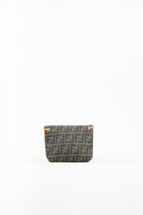 Fendi Brown Canvas & Leather Zucca Crossbody Bag