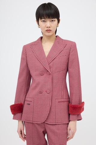 Fendi Wool Check Suit