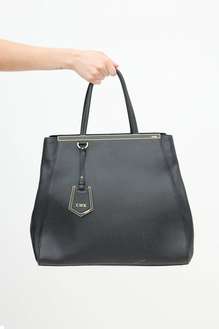 Leather 2Jours Large Bag