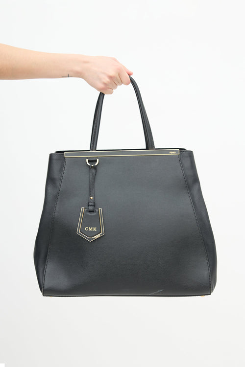 Leather 2Jours Large Bag