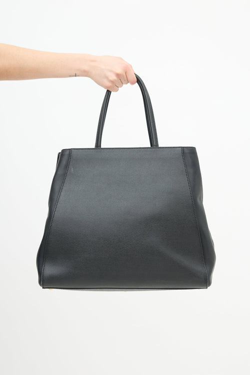 Leather 2Jours Large Bag