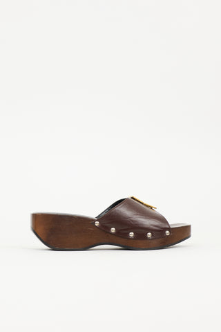 Fendi Vintage FF Sandal