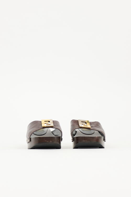 Fendi Vintage FF Sandal