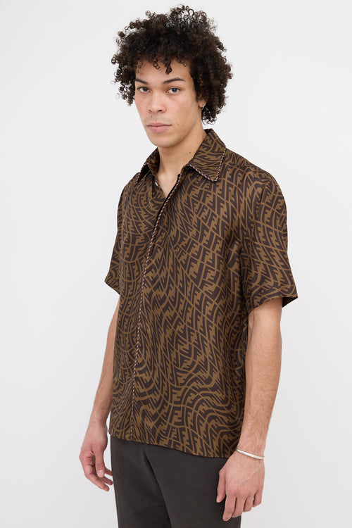 Fendi Silk FF Shirt