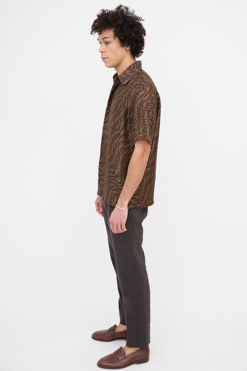 Fendi Silk FF Shirt