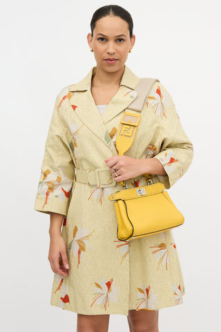 Fendi Leather Mini Selleria Peekaboo Bag