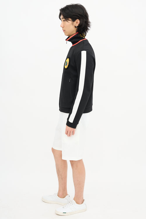 Fendi Shearling Patch Track Jacket