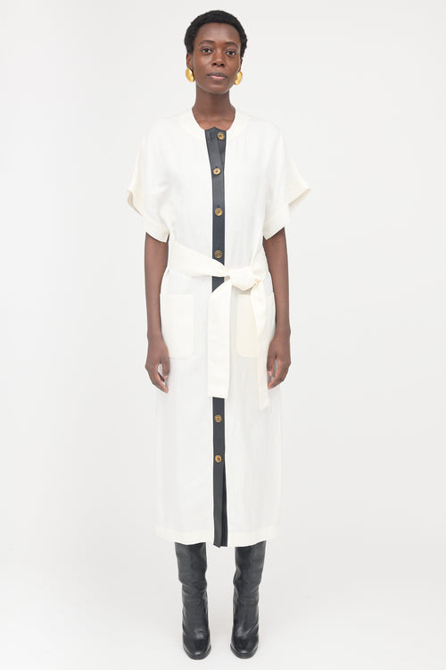 Ferragamo Silk & Linen Dress