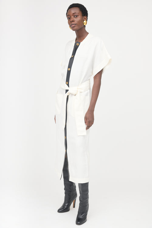 Ferragamo Silk & Linen Dress