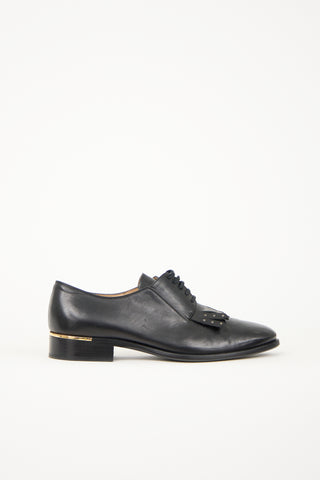Ferragamo Leather Kiltie Oxford