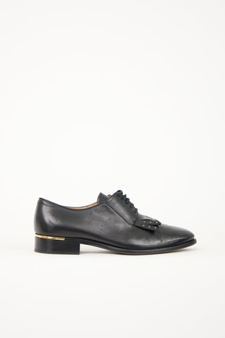 Ferragamo Leather Kiltie Oxford