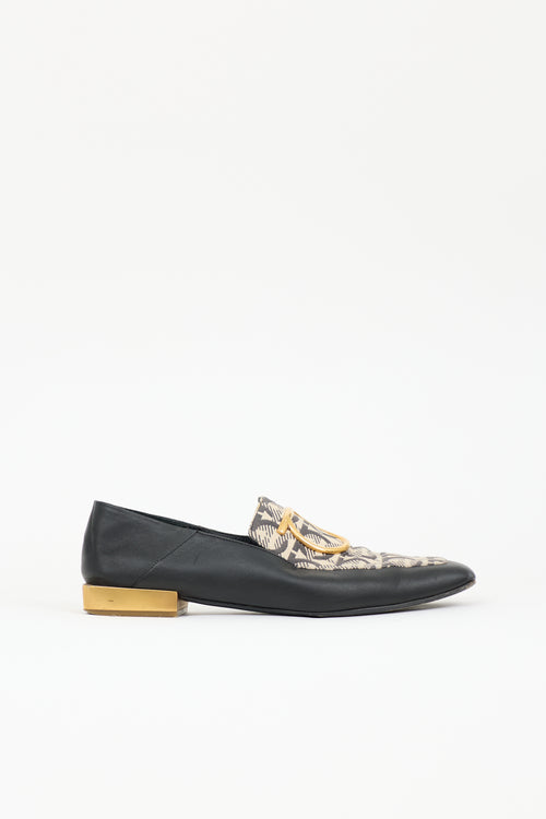 Ferragamo Leather Lana Gancio Loafer