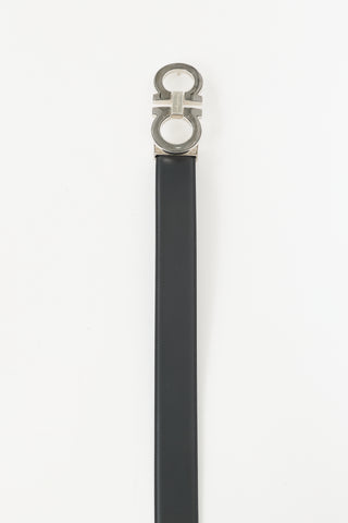 Ferragamo Leather Gancini Belt