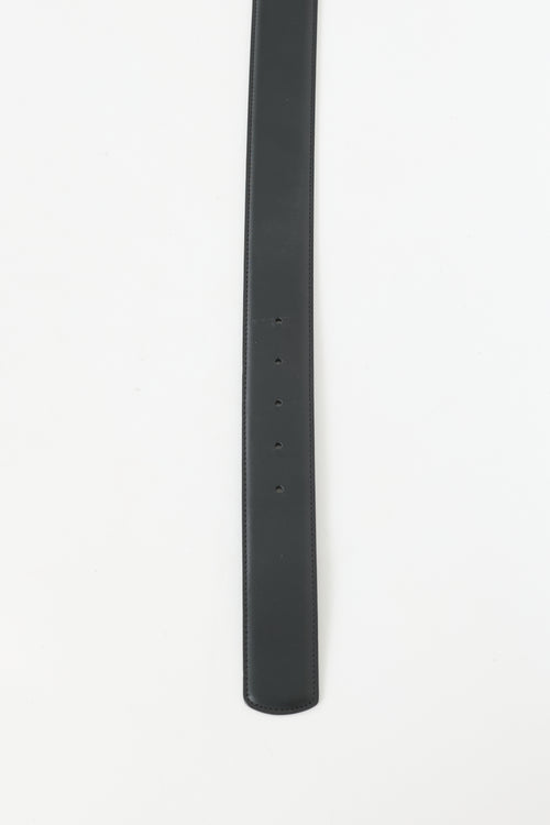 Ferragamo Leather Gancini Belt