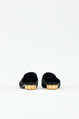 Ferragamo Suede Sciacca Mule