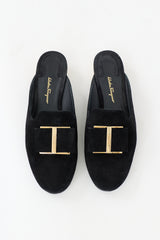 Ferragamo Suede Sciacca Mule