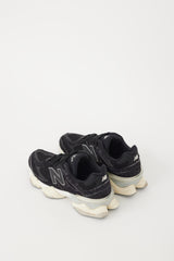 New Balance Black & White Leather 9060 Chunky Sneaker