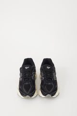 New Balance Black & White Leather 9060 Chunky Sneaker