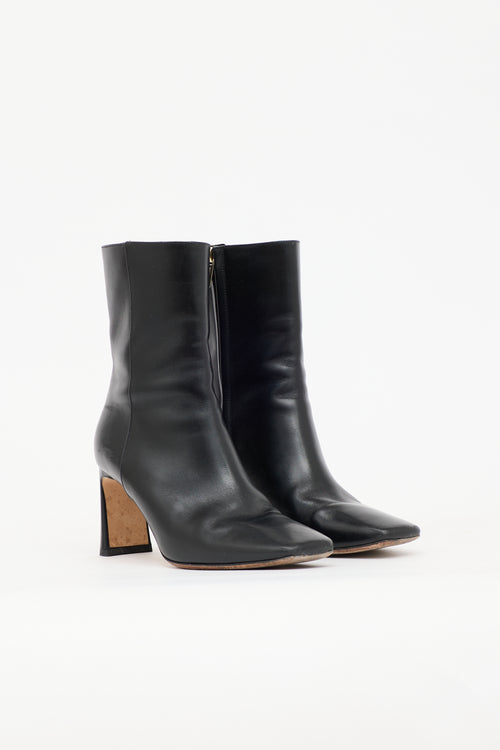 Jimmy Choo Leather Kinsey 75 Boot