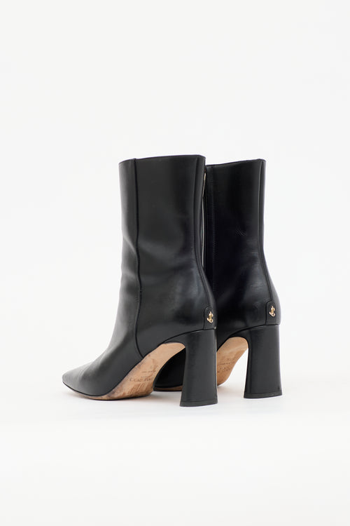 Jimmy Choo Leather Kinsey 75 Boot