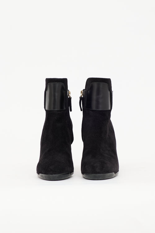 Tod's Suede Belted Ankle Boot