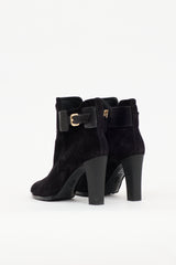 Tod's Suede Belted Ankle Boot