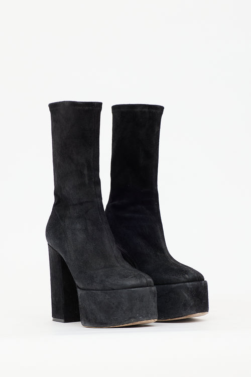 Paris Texas Suede Platform Boot