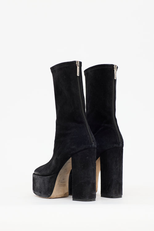 Paris Texas Suede Platform Boot